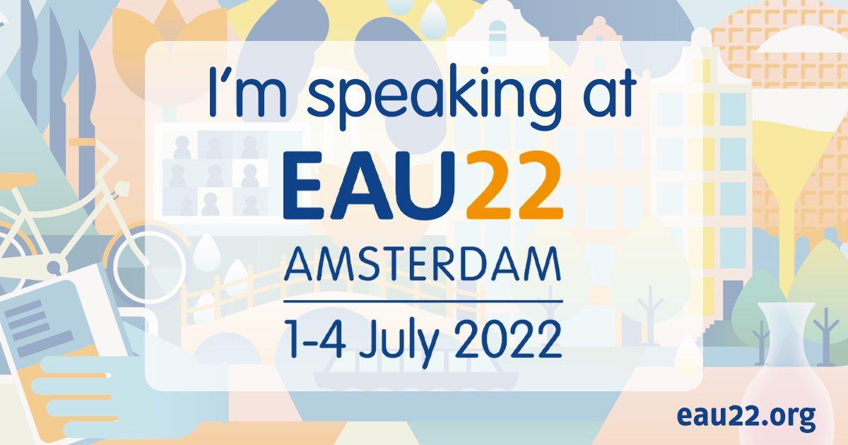 I am speaking at EAU22